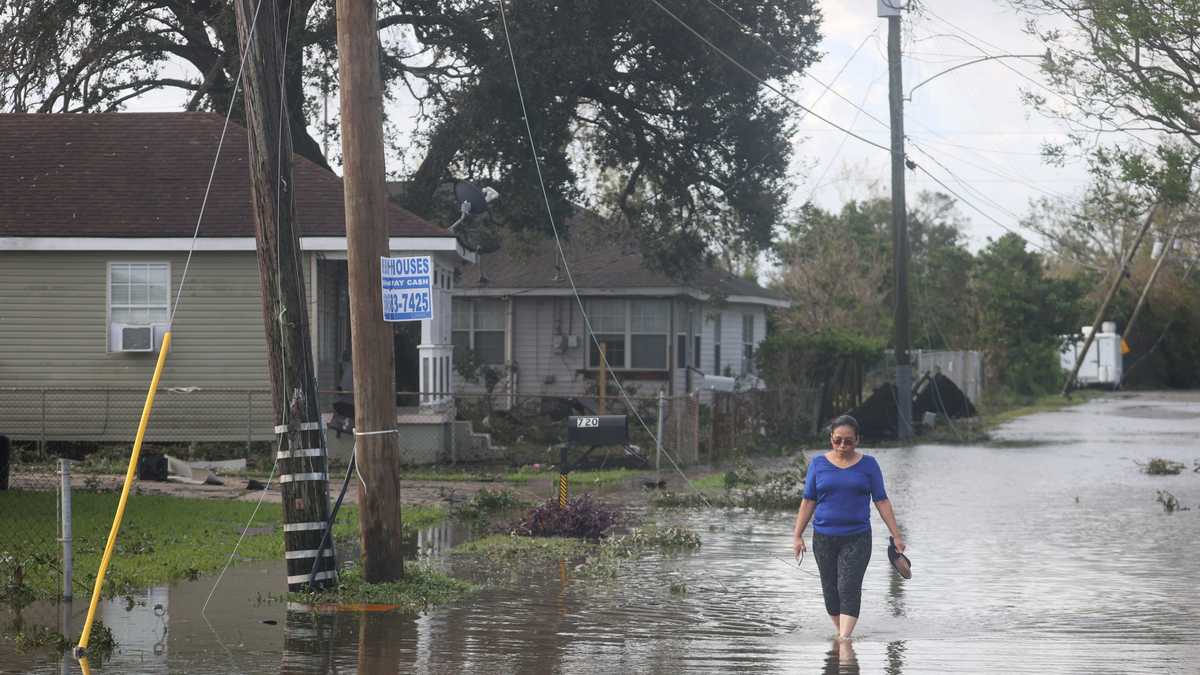 Louisiana damage after Hurricane Ida