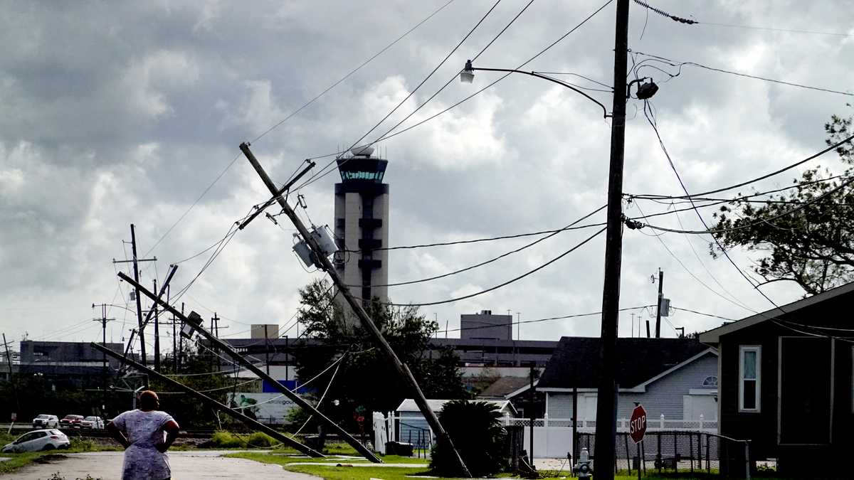 Louisiana damage after Hurricane Ida