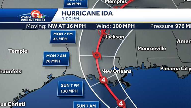 Hurricane Ida is forecast to be a dangerous Cat 4 Hurricane - Vimarsana News