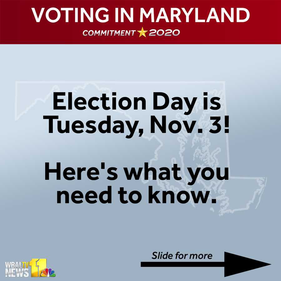 See how to vote in the 2020 Maryland election, deadlines