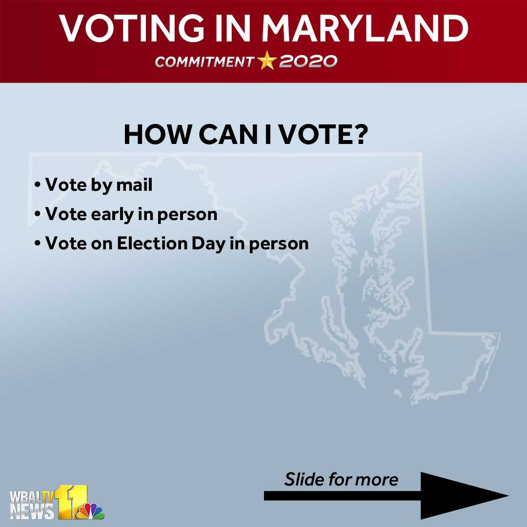 How To Vote In 2020: Here's What Marylanders Need To Know