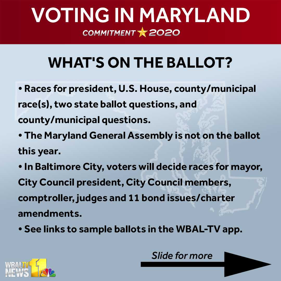 See How To Vote In The 2020 Maryland Election, Deadlines