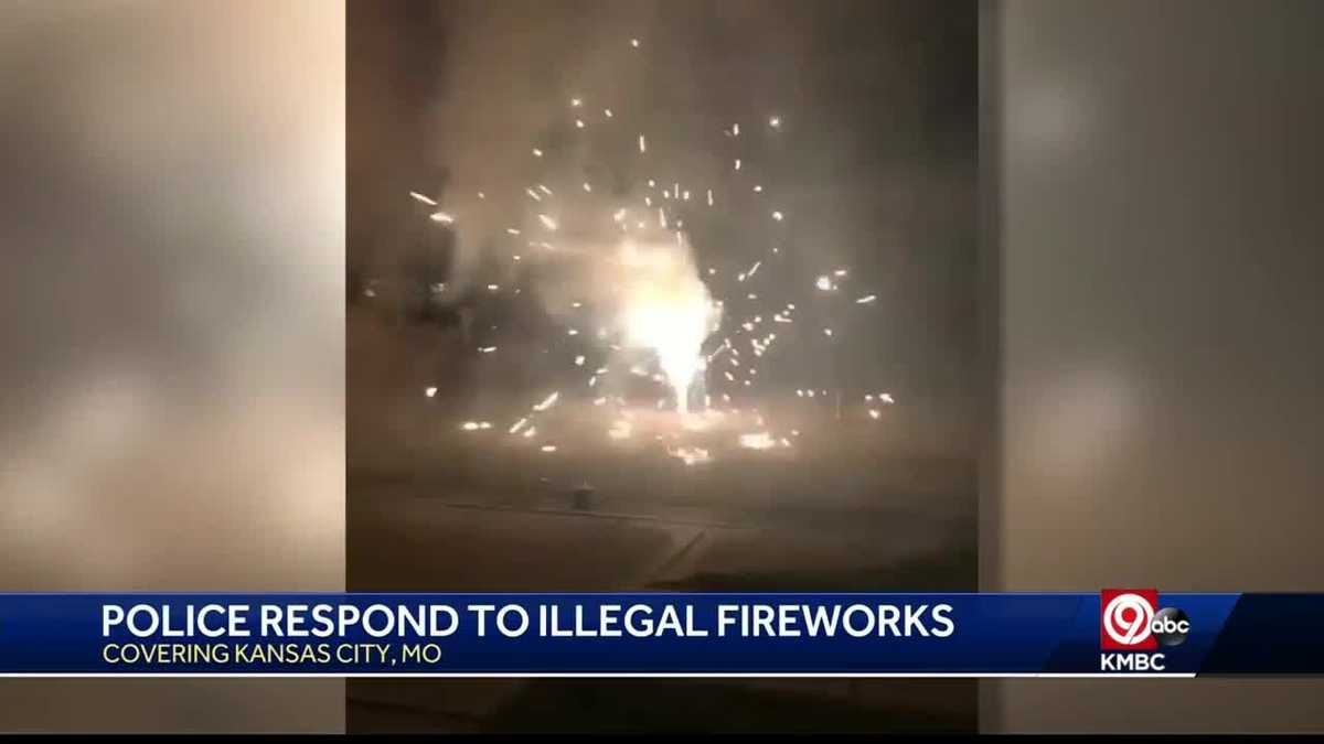 Police respond to illegal fireworks in Kansas City, Missouri
