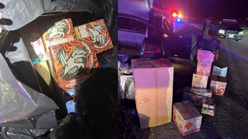 Ca. man arrested after chase with deputies, illegal fireworks found