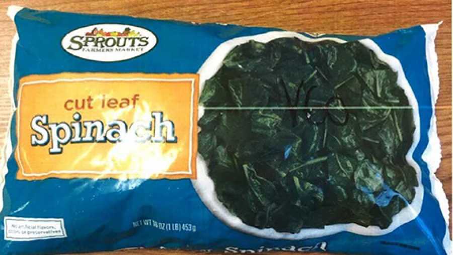 Sprouts frozen spinach