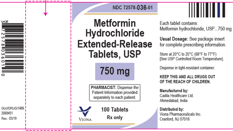 Metformin Hydrochloride Extended-Release Tablets recall