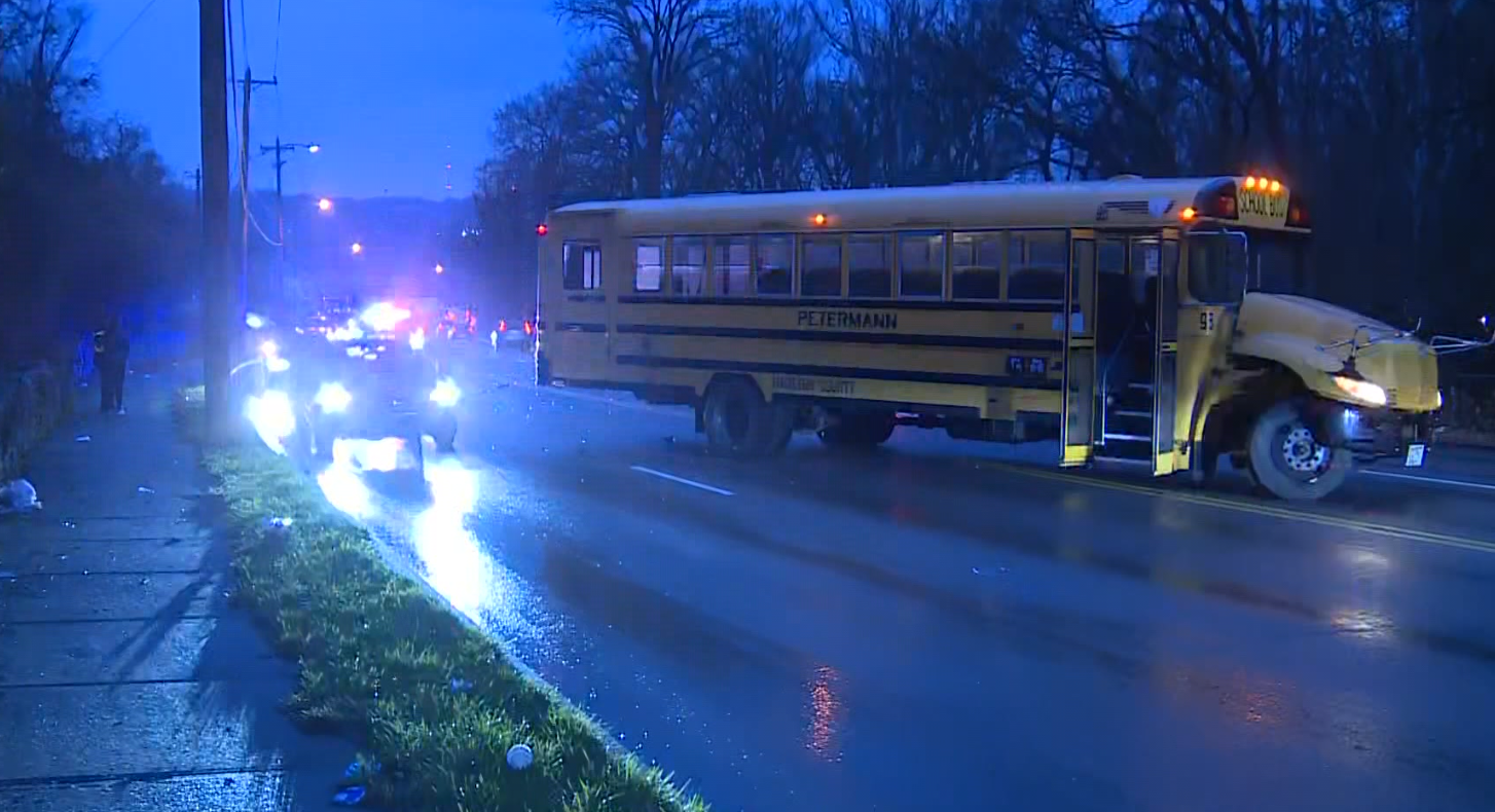 Scene Cleared After School Bus Involved In A Crash In Northside