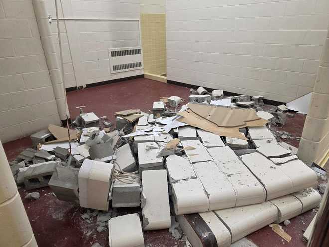 Augusta Civic Center locker rooms closed after wall collapse