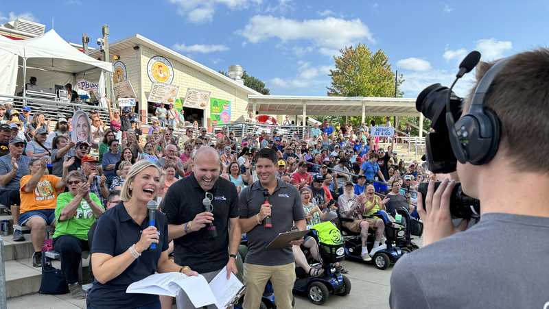 Iowa State Fair: Catch a KCCI newscast live at 4:30 p.m. each weekday at the fair