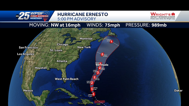 hurricane&#x20;ernesto&#x20;5&#x20;p.m.&#x20;advisory&#x20;8-14-24