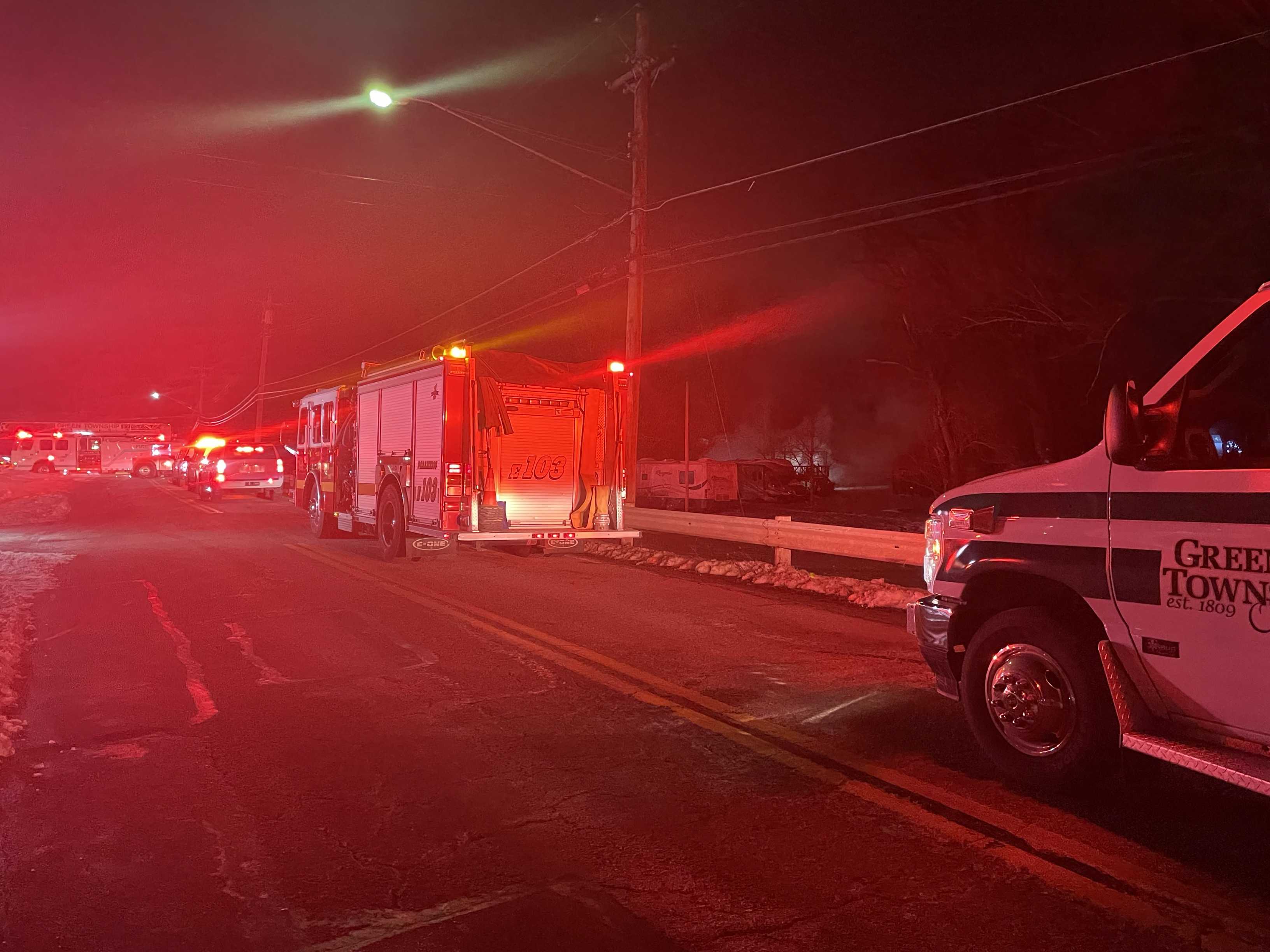 Crews respond to house fire in Miami Township late Thursday night - WLWT