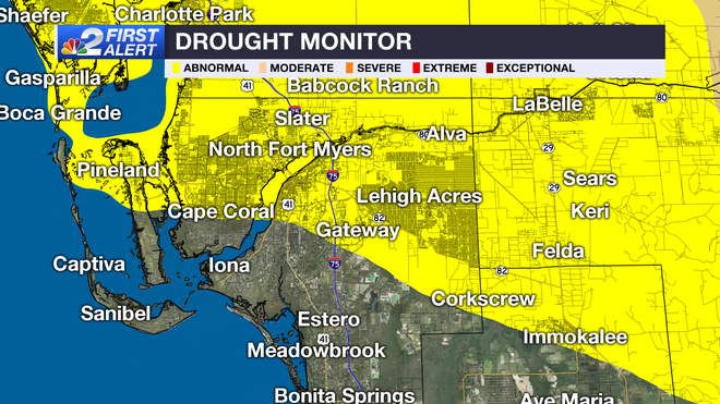 NBC2 First Alert Drought Monitor