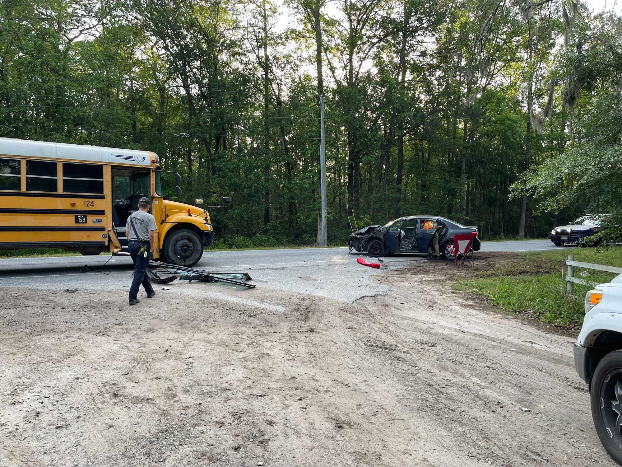 Effingham County: Crews respond after school bus crash - WJCL