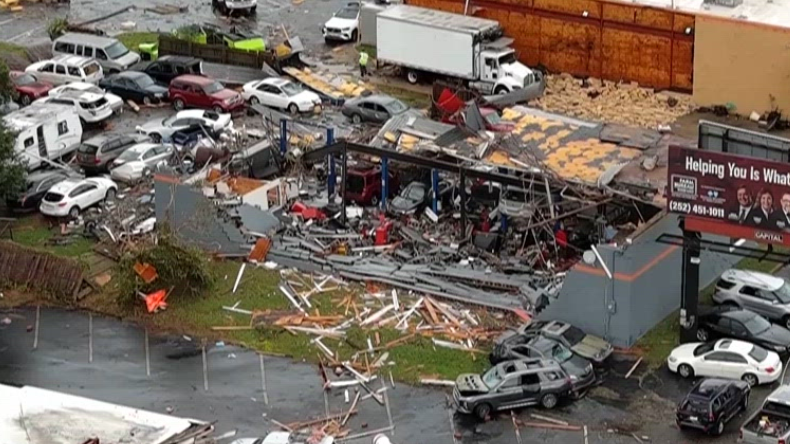 Video: 15 wounded in Rocky Mount tornado as Helene ravages state