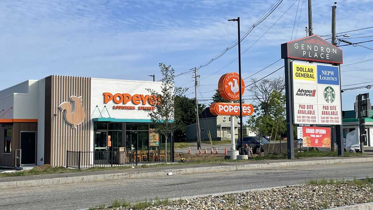 Fourth Popeyes opens in Maine, this time in Lewiston