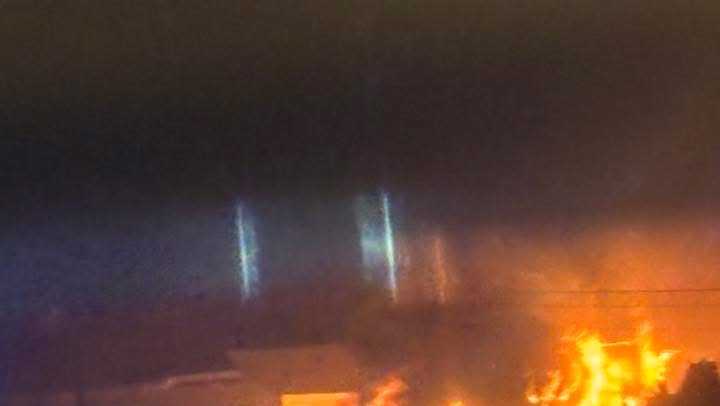 Police respond to 'active crime scene' involving fire in Lewiston