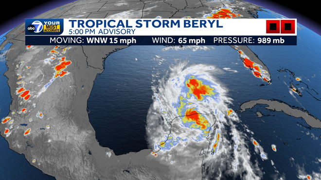 Beryl 5PM Advisory 7-5-24
