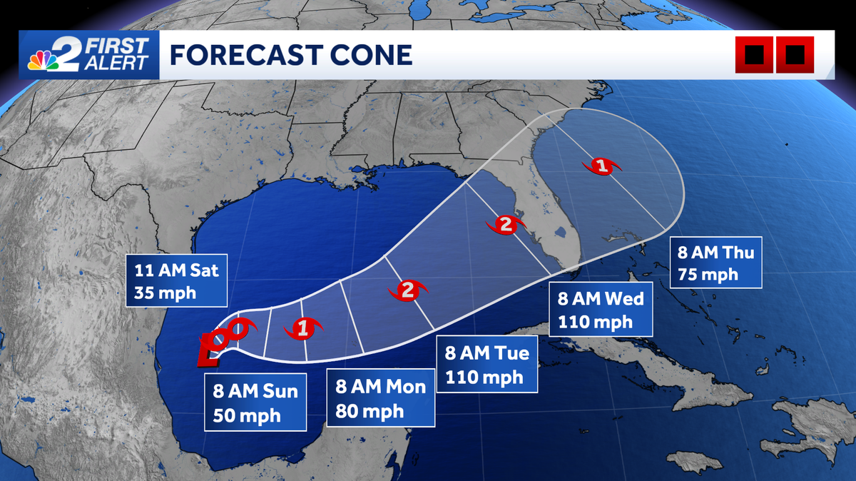 Tropical Depression Fourteen Forms in the SW Gulf