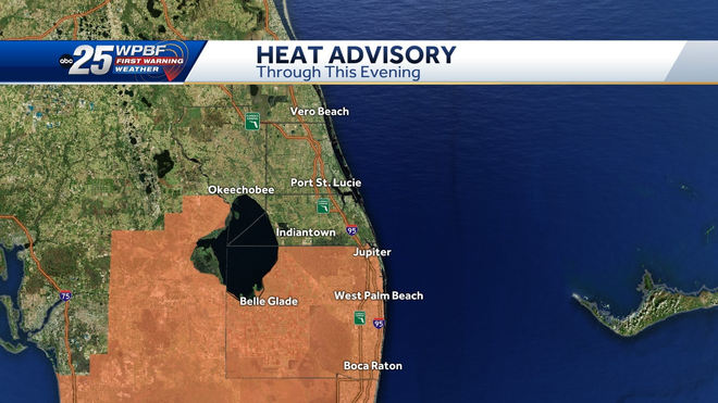 Heat advisory issued for South Florida