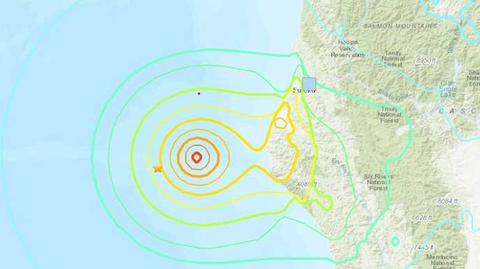 Tsunami warning map near me