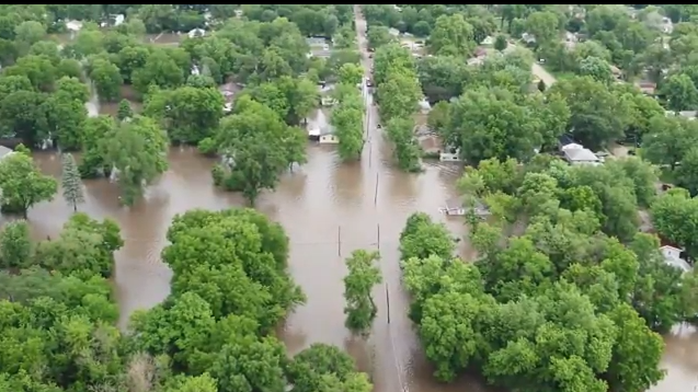 PHOTOS: Four Mile Creek flooding down the east side