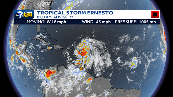 tropical storm ernesto