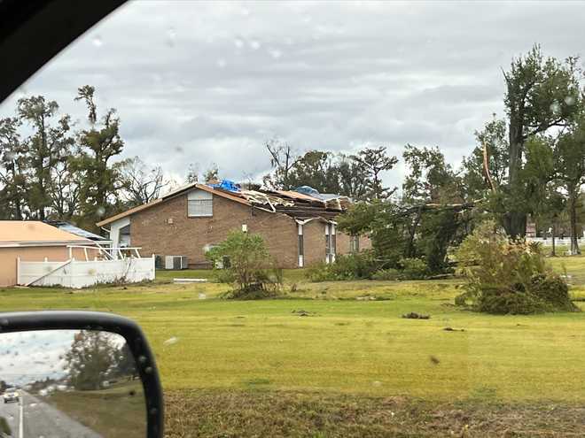 tornado in st.  charles parish