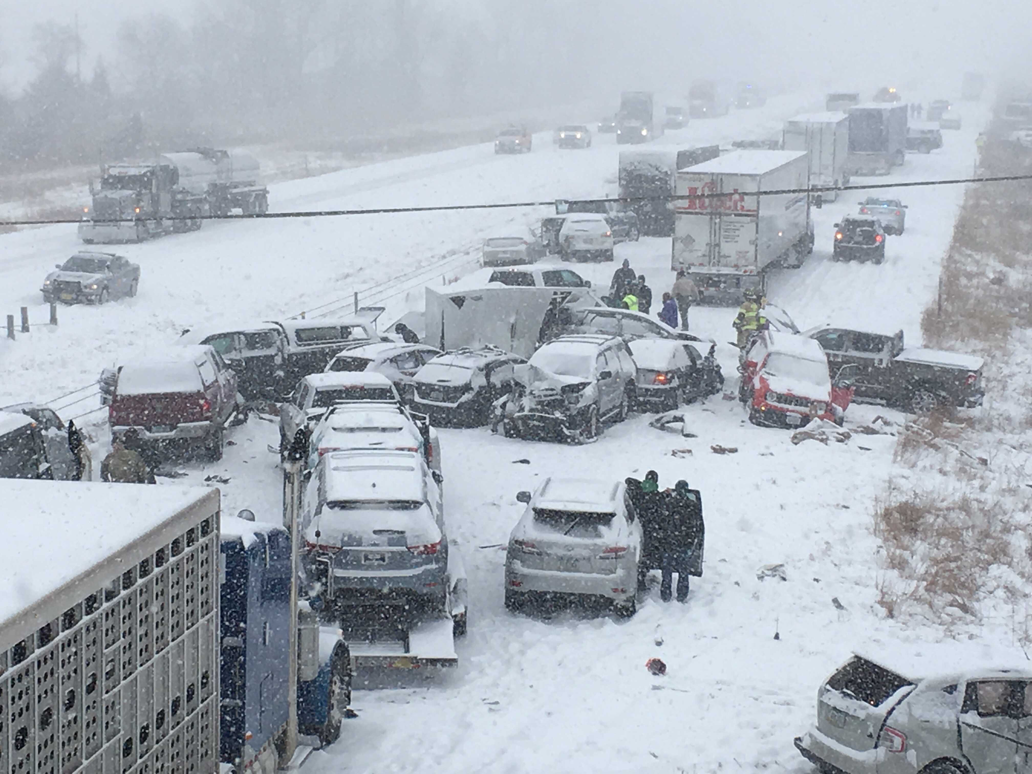 State patrol: 7 deaths, 185 accidents on Iowa roads Monday after ...