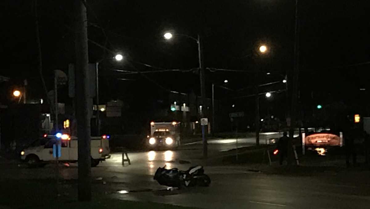 Man seriously hurt in motorcycle crash overnight