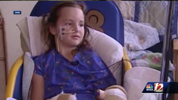 Yadkin County ‘miracle girl’ turns childhood injury into campaign