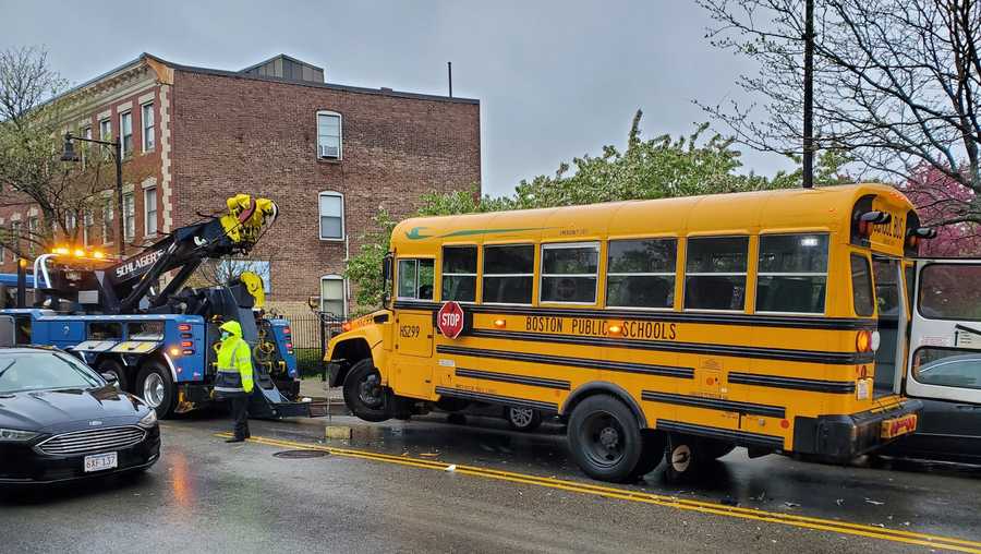 School bus with students on board involved in crash in Dorchester