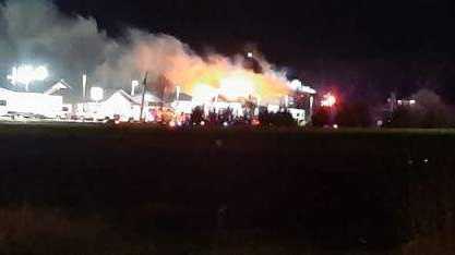 Fire: Newton Fire Department battles blaze at Moose Lodge