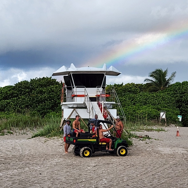 Lifeguards save swimmer from drowning off South Florida coast