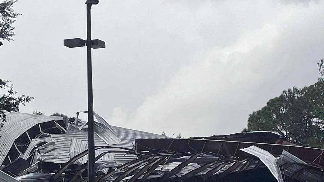 Tornado Damages St. Lucie Sheriff's Office