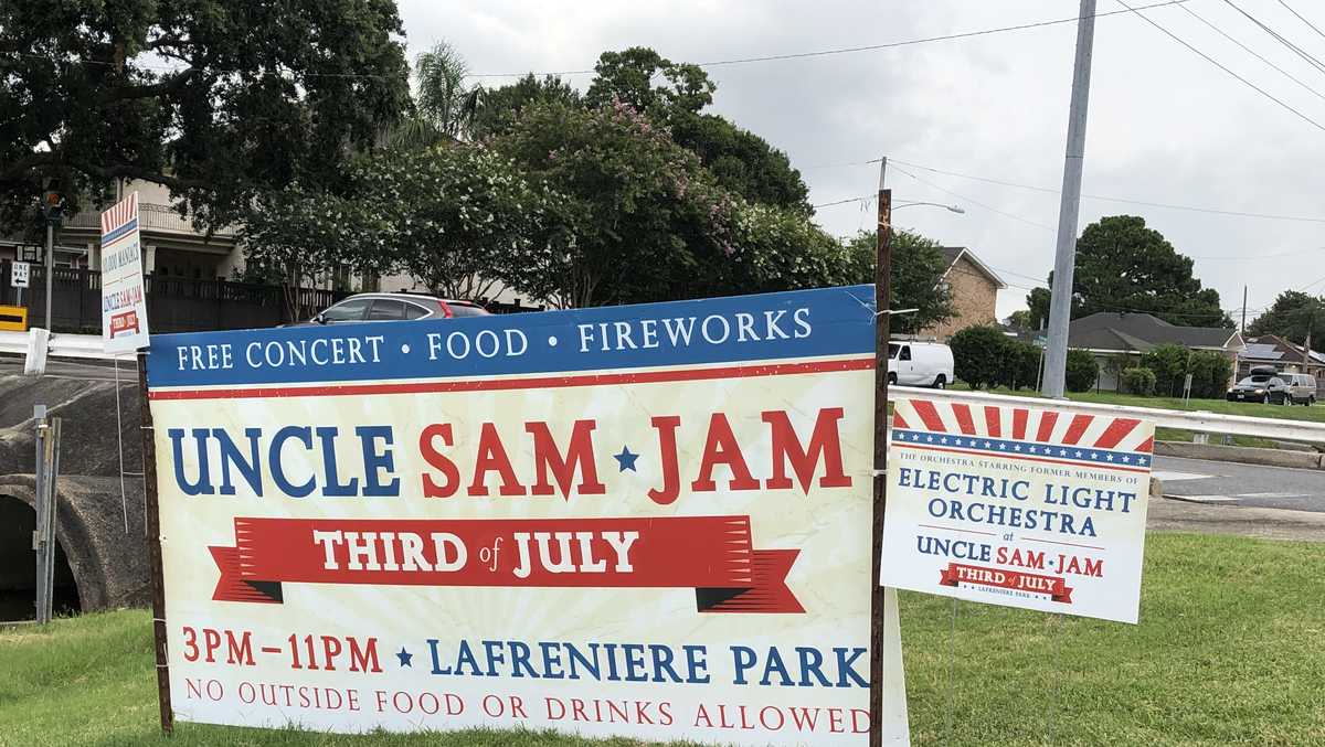 Free outdoor concerts, fireworks in Metairie at Uncle Sam Jam