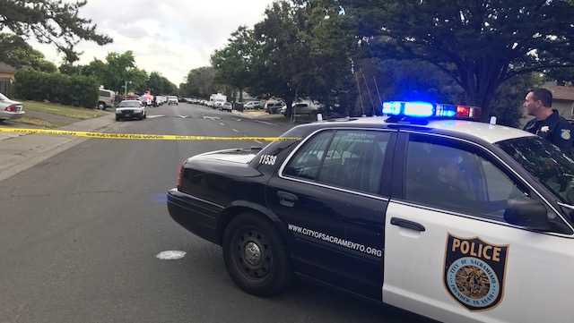 Officers are in a standoff Sunday, June, 11, 2017, with a man barricaded inside of a south Sacramento home, the Sacramento Police Department said.