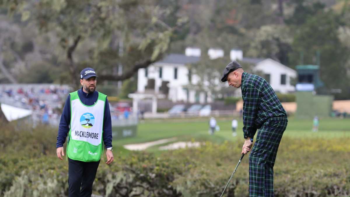 Celebrities swing into round 3 of AT&T Pebble Beach ProAm