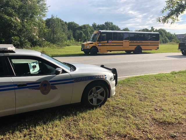 School Bus Collides With Motorcycle Near Upstate Technology Center In Spartanburg School Bus Collides With Motorcycle