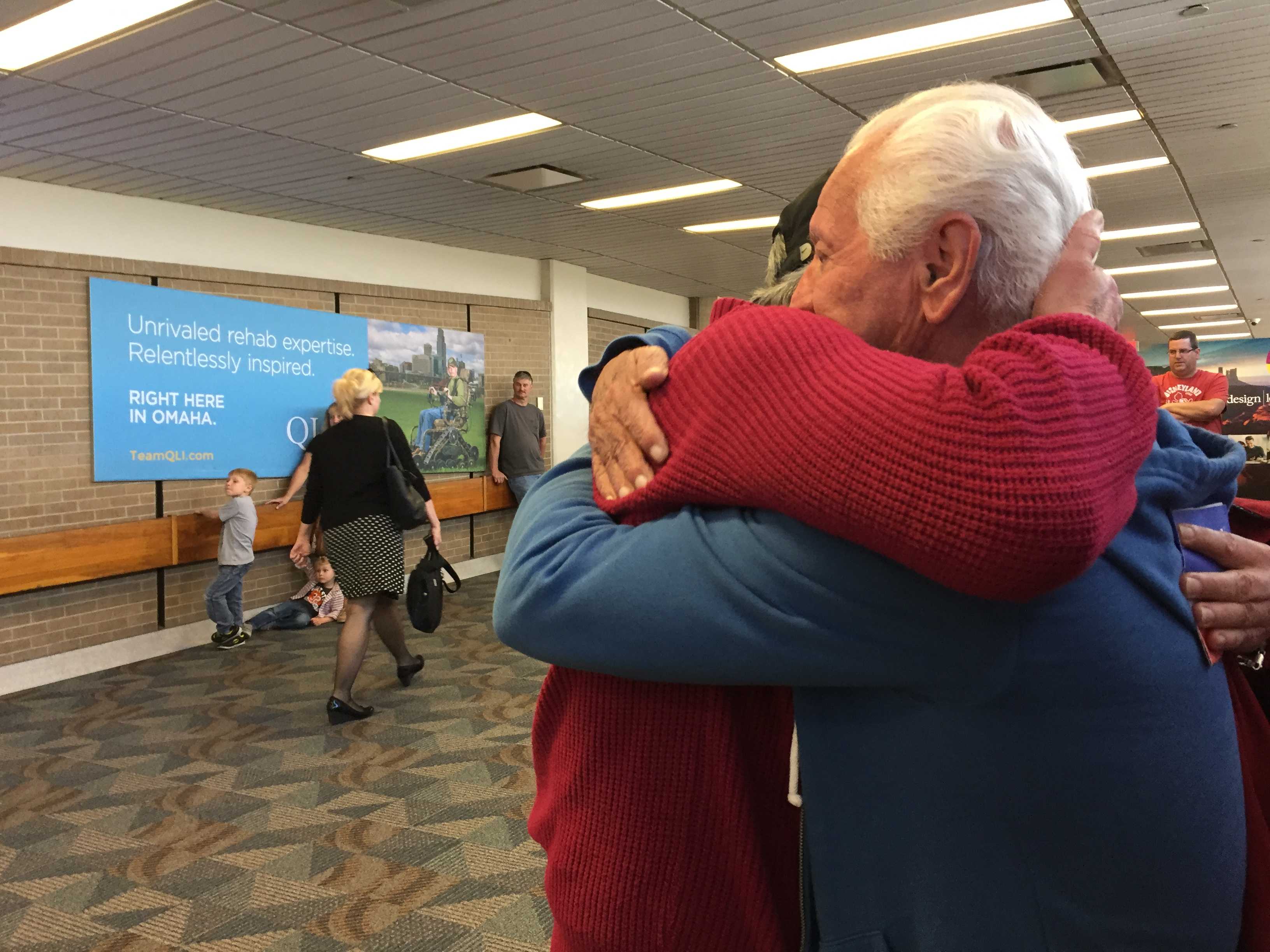 Father, Son Reunite After 54 Years