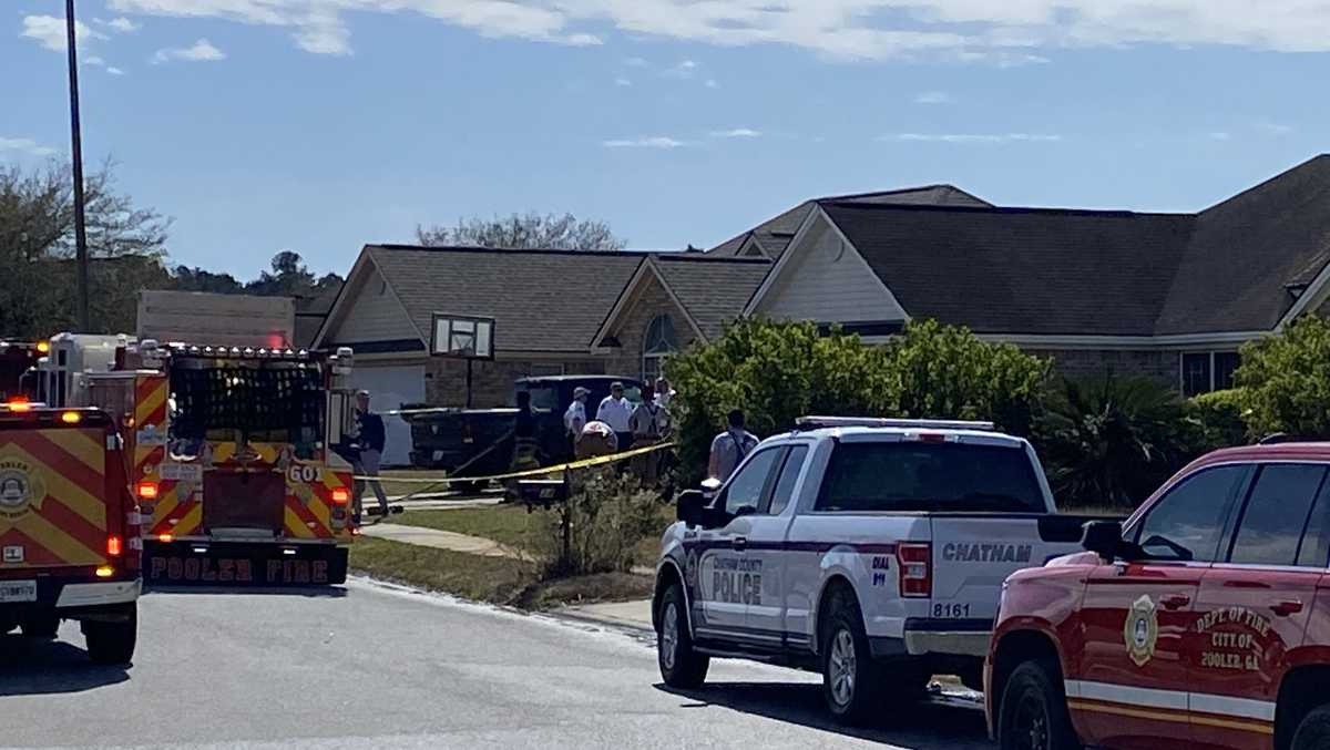 Pooler: Victim injured in house fire, flown to burn center