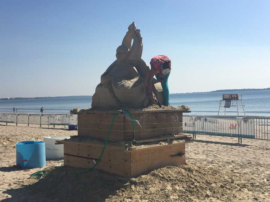 Master sand sculptors hit Revere Beach