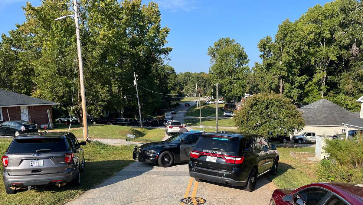 Two found dead in front yard of Greenville County home - WYFF