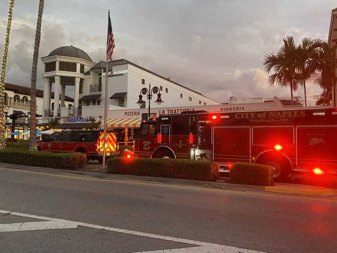 9 people injured from roof collapse at la trattoria restaurant in naples
