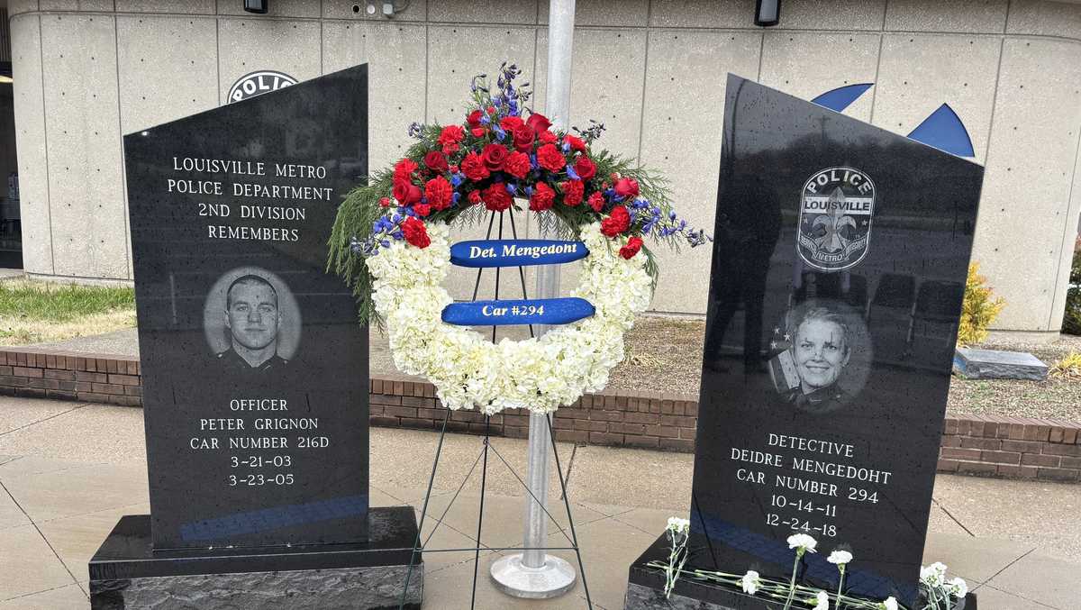 LMPD honors fallen Detective Deidre Mengedoht on Christmas Eve