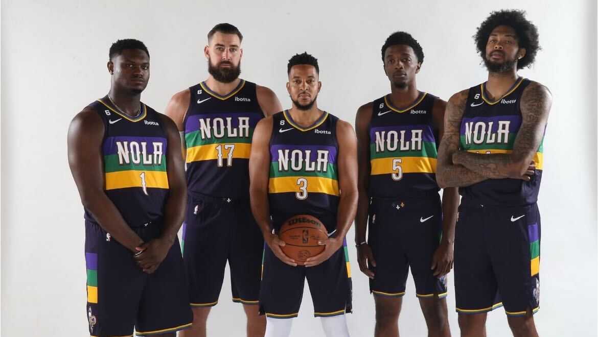 New Orleans Pelicans 22/23 City Edition Uniform: Mardi Gras