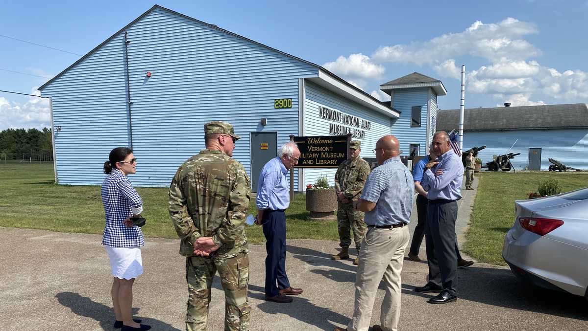 Sen. Sanders visits site for new VT Army National Guard family center – WPTZ