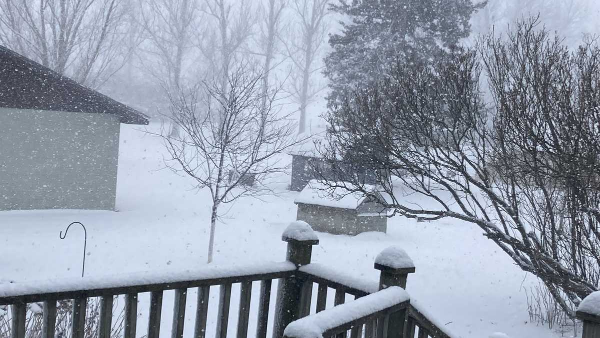 Snow totals: Late March storm blankets parts of central Iowa