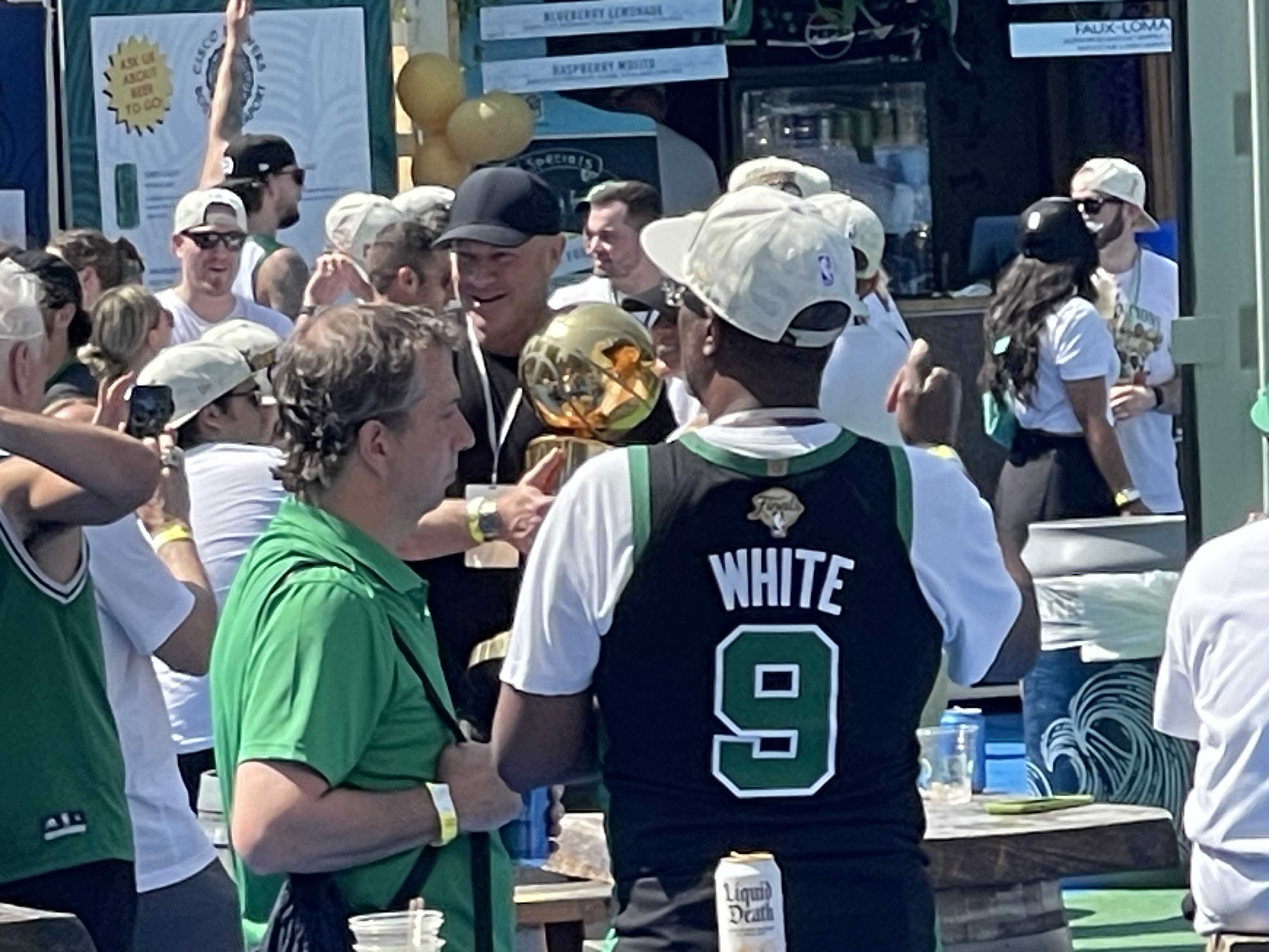 Celtics Take NBA Championship Trophy To Brewery After Parade