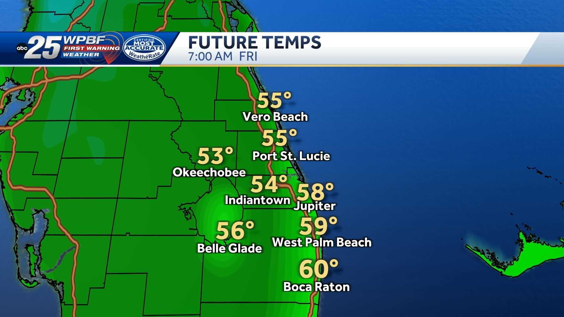 Tracking cold front and rain across South Florida - Vimarsana News