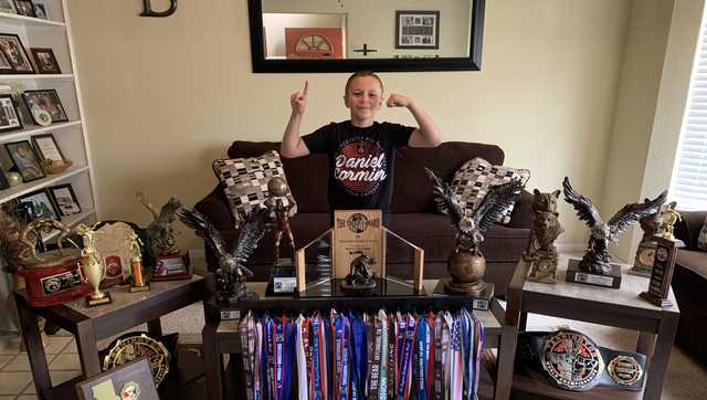 11-year-old Salinas local wrestler, wins his third national title - Vimarsana News